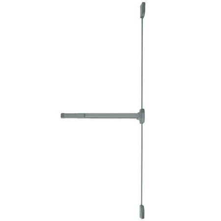 Falcon 19-V SERIES SVR EXIT DEVICE 362.46 EXIT ONLY LESS TRIM 3 FOOT, RIGHT HAND REVERSE ALUMINUM P FLC-19-V-EO-SP28-3-RHR-FALCON